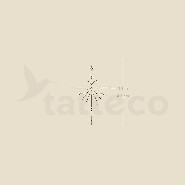 Small Ornament Temporary Tattoo By M3.Ink - Set of 3