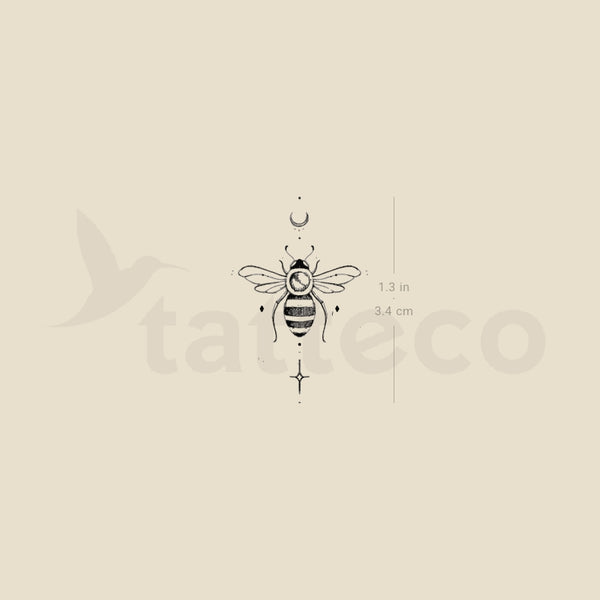 Bee By Stefano Mazza Temporary Tattoo - Set of 3