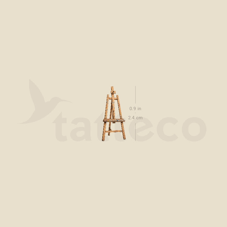 Easel Temporary Tattoo - Set of 3
