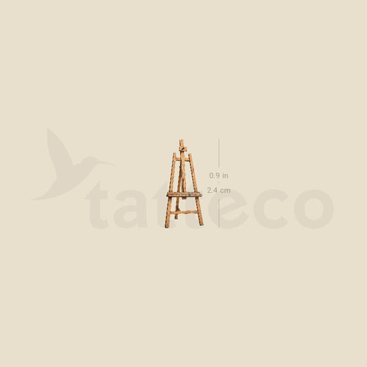 Easel Temporary Tattoo - Set of 3