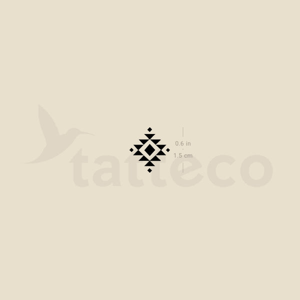 Navajo Charm Temporary Tattoo - Set of 3