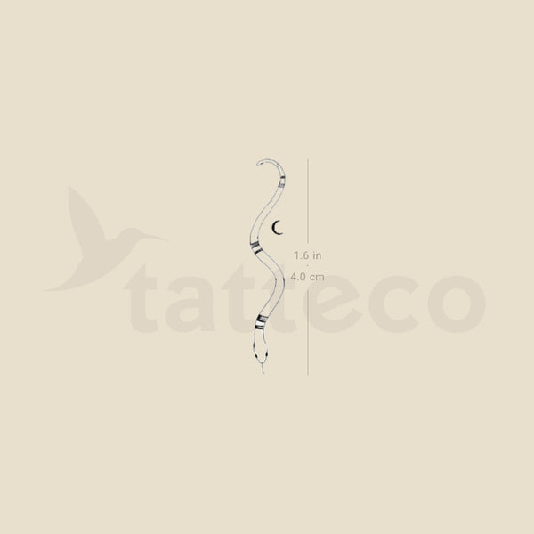 Snake By Stefano Mazza Temporary Tattoo - Set of 3