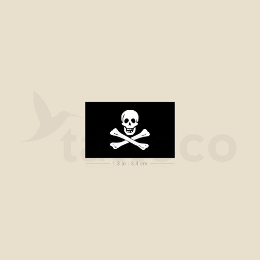 Jolly Roger Temporary Tattoo - Set of 3