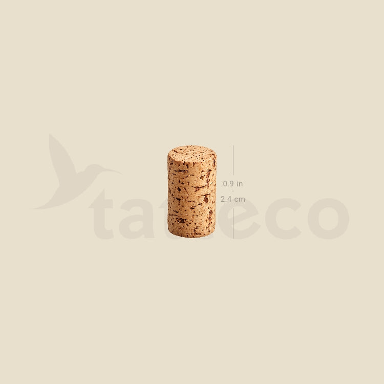 Cork Stopper Temporary Tattoo - Set of 3