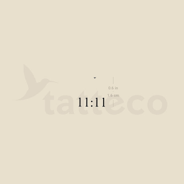 11:11 By Stefano Mazza Temporary Tattoo - Set of 3