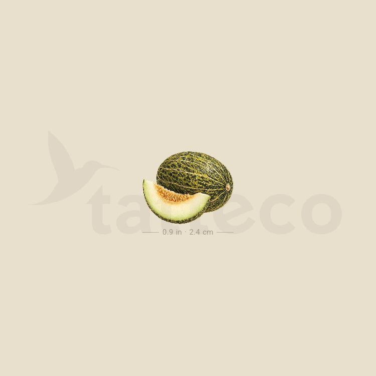 Melon Temporary Tattoo - Set of 3