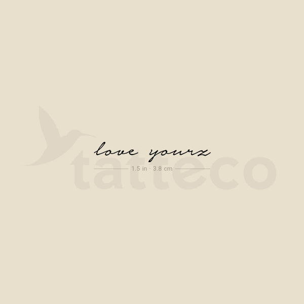 Love Yourz Temporary Tattoo - Set of 3
