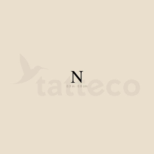 Uppercase Nu Temporary Tattoo - Set of 3