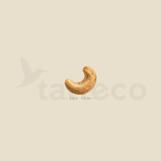 Cashew Nut Temporary Tattoo - Set of 3