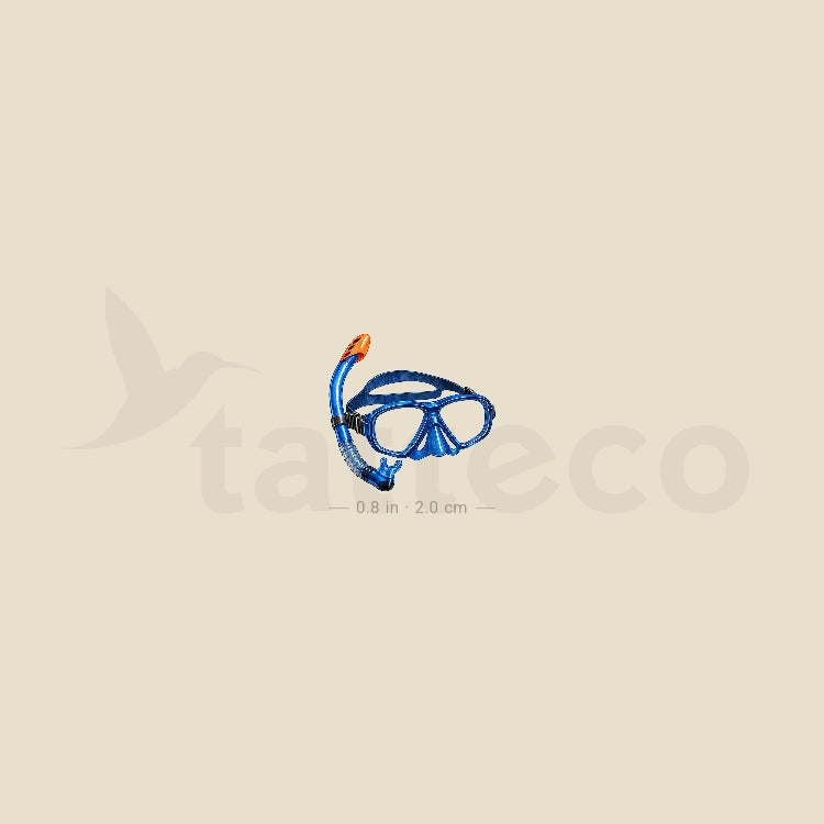 Snorkel Mark Temporary Tattoo - Set of 3
