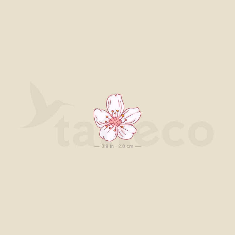 Cherry Blossom Temporary Tattoo - Set of 3
