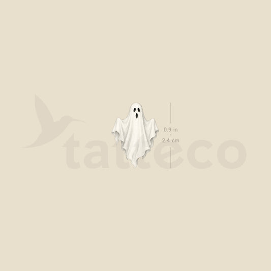 Realistic Ghost Temporary Tattoo - Set of 3