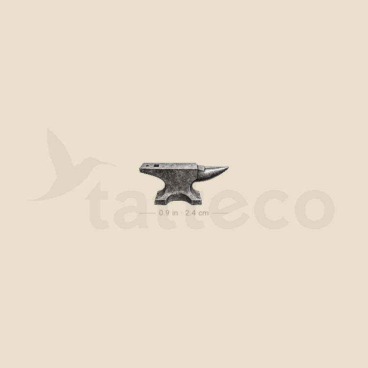 Anvil Temporary Tattoo - Set of 3