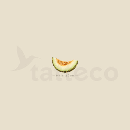 Christmas Melon Slice Temporary Tattoo - Set of 3