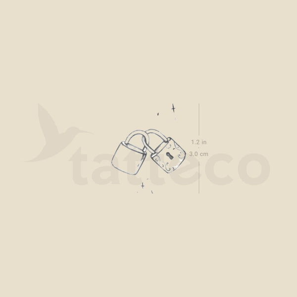 Packlocks Temporary Tattoo By Stefano Mazza - Set of 3