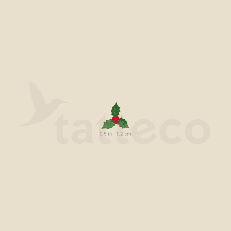 Holly Temporary Tattoo - Set of 3