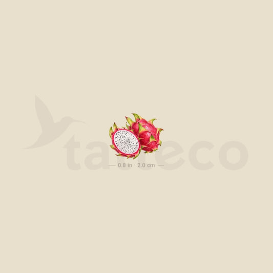 Dragonfruit Temporary Tattoo - Set of 3