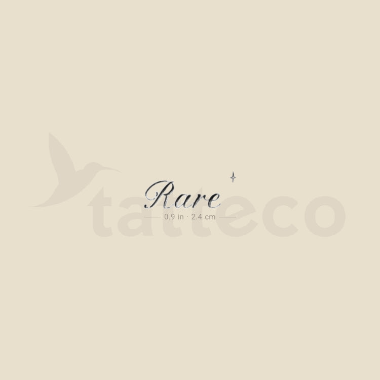 Rare By Stefano Mazza Temporary Tattoo - Set of 3