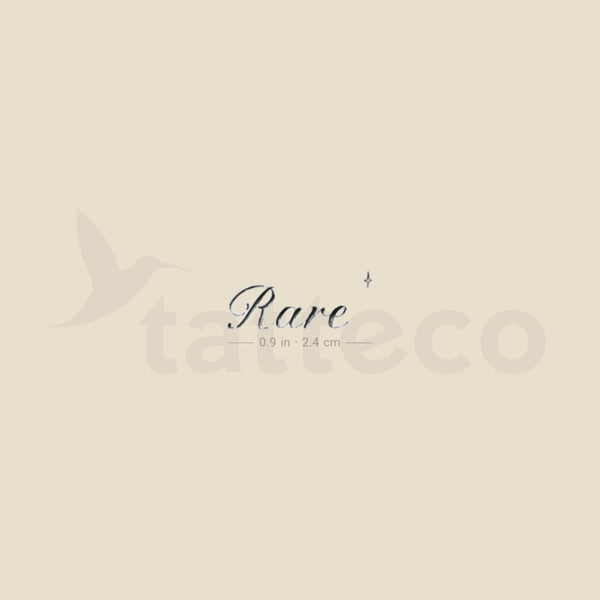 Rare By Stefano Mazza Temporary Tattoo - Set of 3