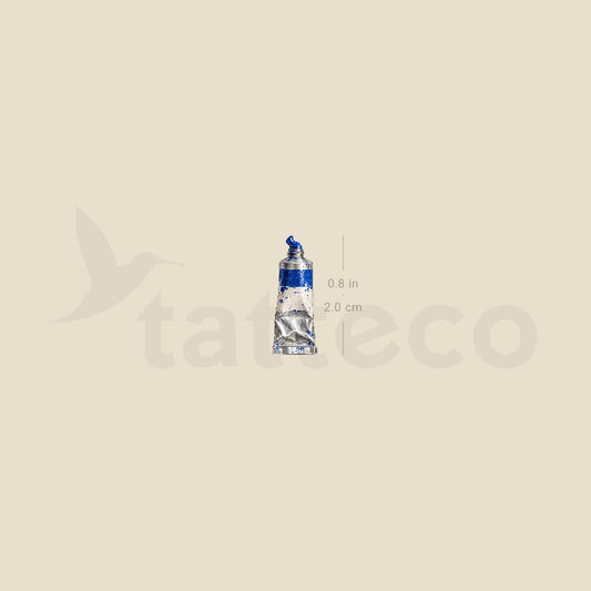 Paint Tube Temporary Tattoo - Set of 3