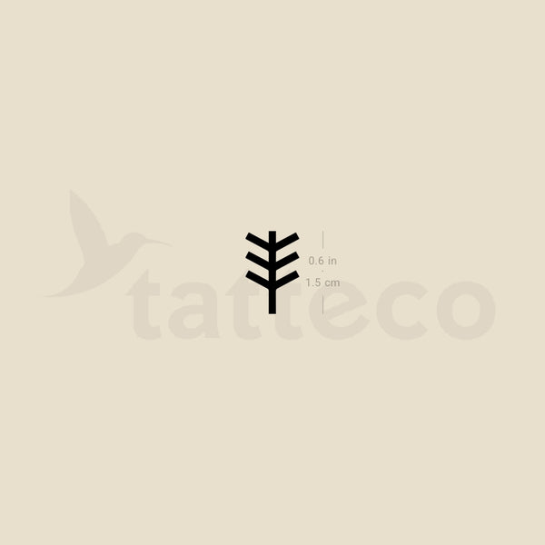 Beltane Symbol Temporary Tattoo - Set of 3