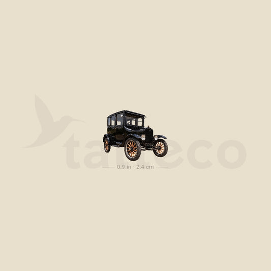 Ford Model-T Temporary Tattoo - Set of 3