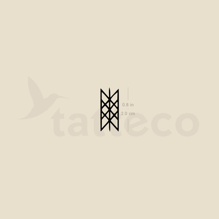 Web Of Wyrd Temporary Tattoo - Set of 3