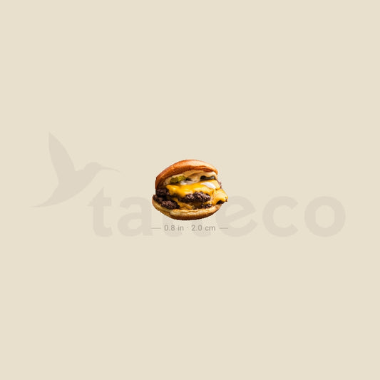 Smash Burger Temporary Tattoo - Set of 3