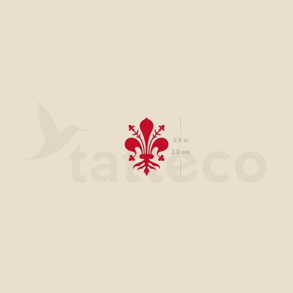 Giglio Temporary Tattoo - Set of 3