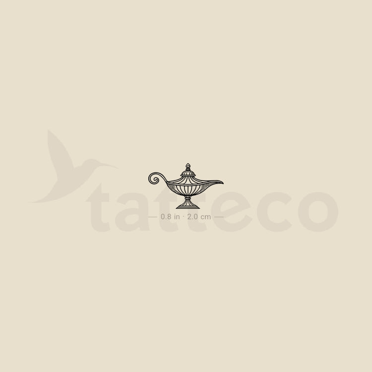 Wonderful Lamp Temporary Tattoo - Set of 3