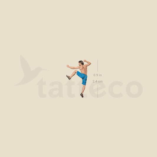 Rock Climber Temporary Tattoo - Set of 3