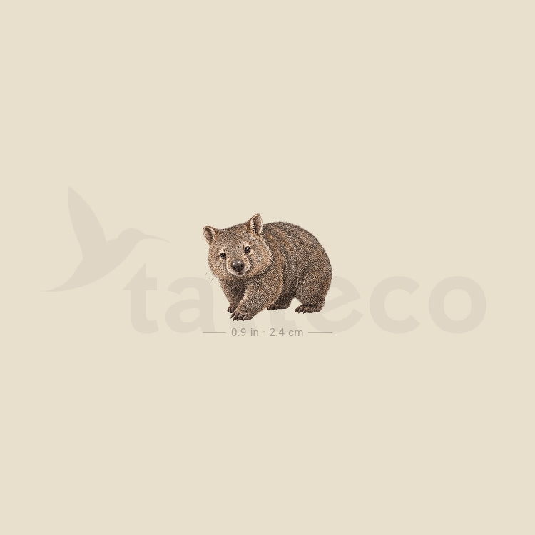 Wombat Temporary Tattoo - Set of 3