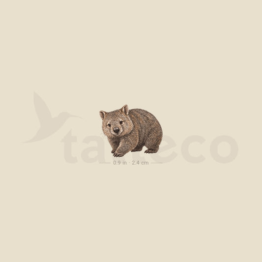 Wombat Temporary Tattoo - Set of 3