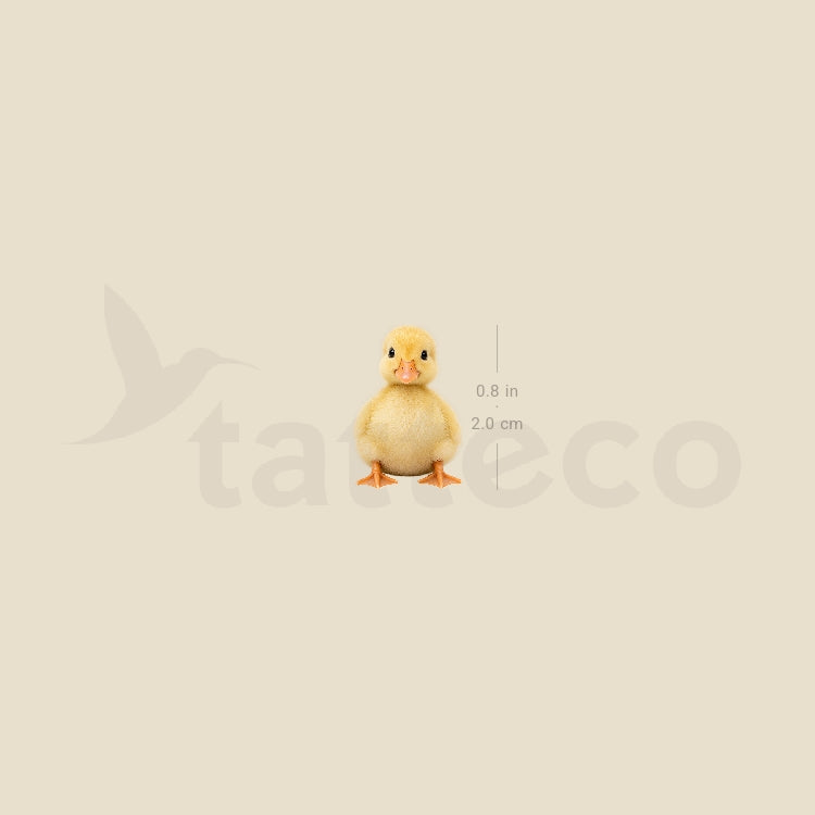 Duckling Temporary Tattoo - Set of 3
