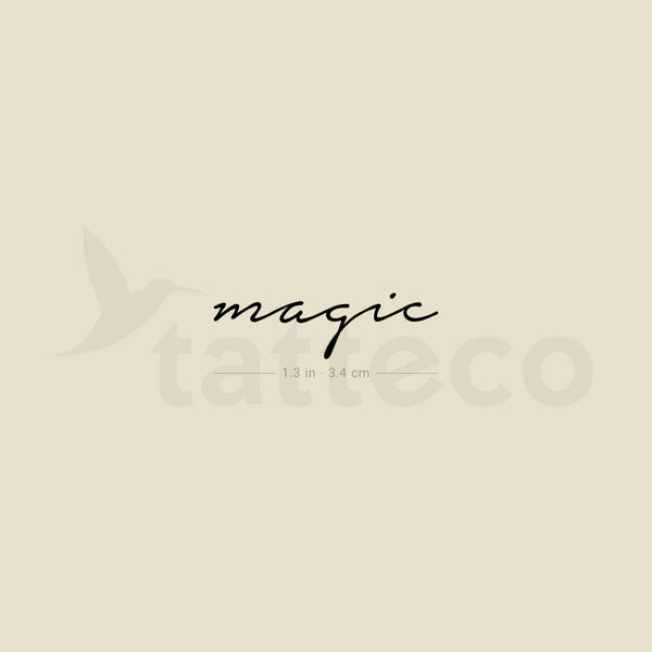 Magic Temporary Tattoo - Set of 3