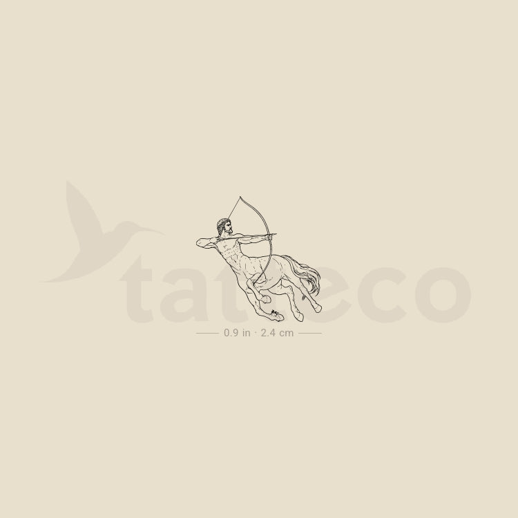 Centaur Temporary Tattoo - Set of 3