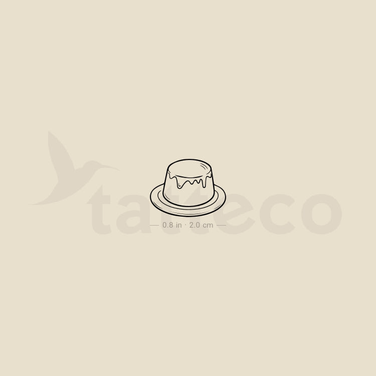 Creme Caramel Temporary Tattoo - Set of 3