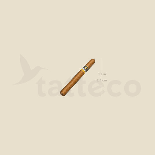 Cuban Cigar Temporary Tattoo - Set of 3