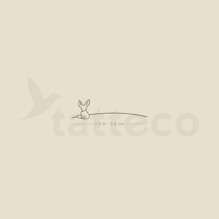 Prince Fox Temporary Tattoo - Set of 3
