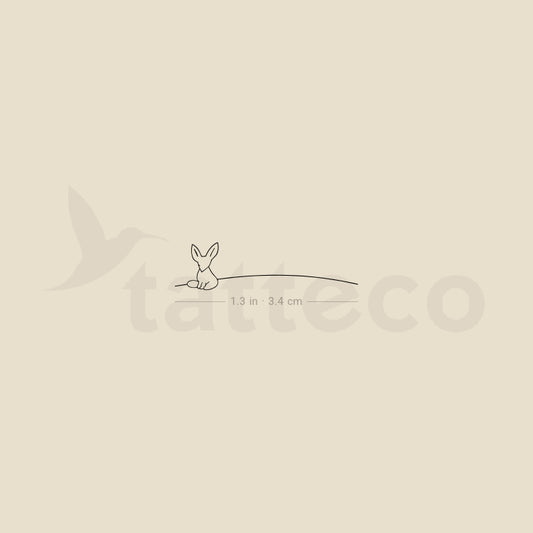 Prince Fox Temporary Tattoo - Set of 3