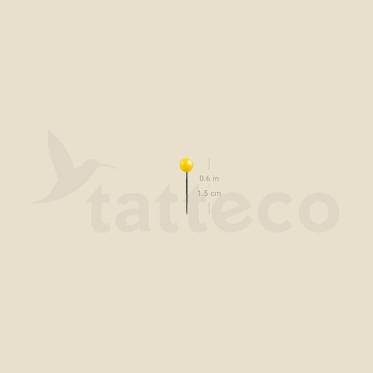 Pin Temporary Tattoo - Set of 3