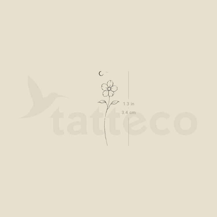 Flower By Stefano Mazza Temporary Tattoo - Set of 3