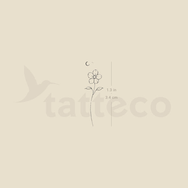 Flower By Stefano Mazza Temporary Tattoo - Set of 3