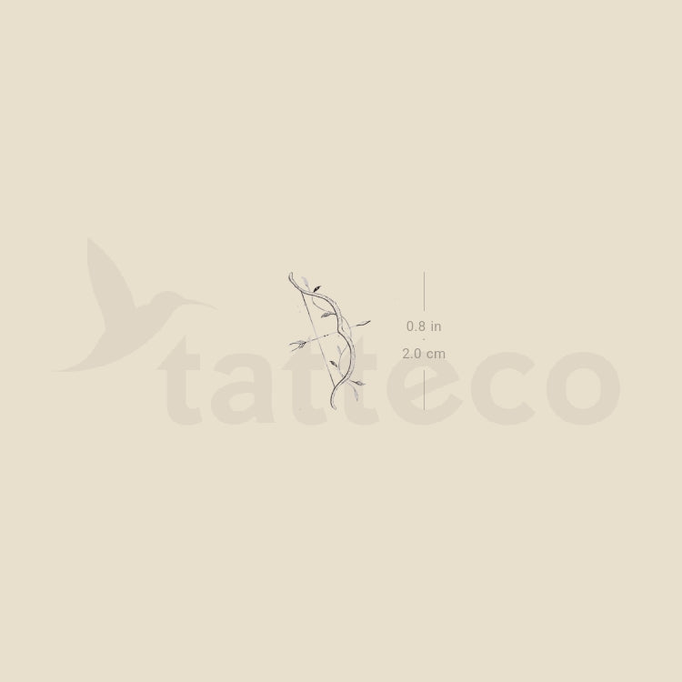 Little Bow and Arrow By Stefano Mazza Temporary Tattoo - Set of 3