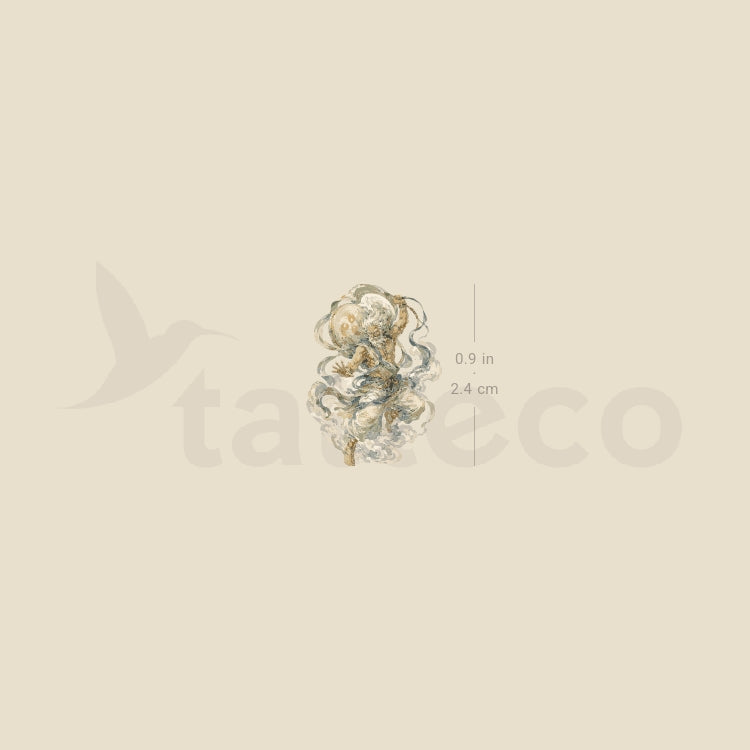 Fujin Temporary Tattoo - Set of 3