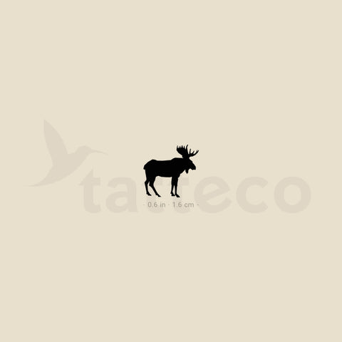 Moose Temporary Tattoo - Set of 3