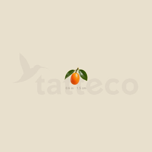 Little Kumquat Temporary Tattoo - Set of 3