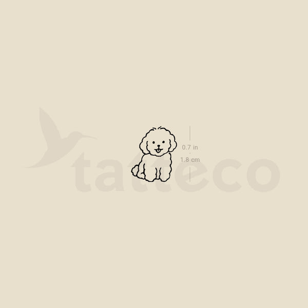 Maltipoo Temporary Tattoo - Set of 3
