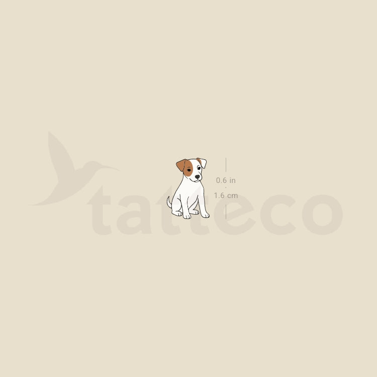 Jack Russell Temporary Tattoo - Set of 3