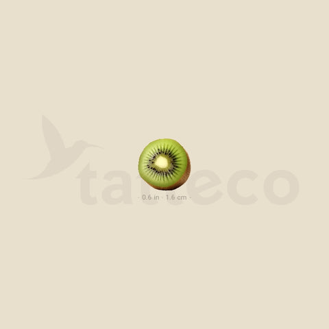 Color Kiwifruit Temporary Tattoo - Set of 3